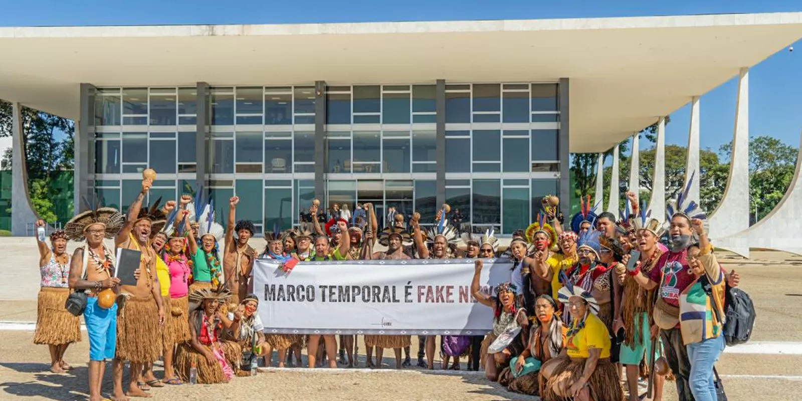 Indígenas promovem mobilização em todo o país contra marco temporal