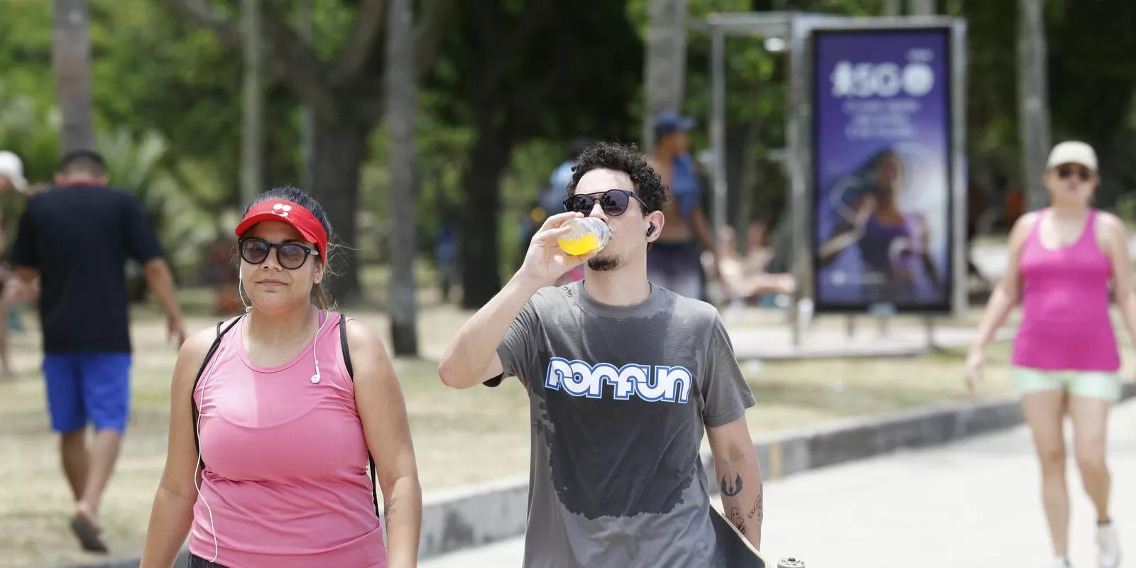 Natal tem sol forte e calor de até 40°C no Rio de Janeiro
