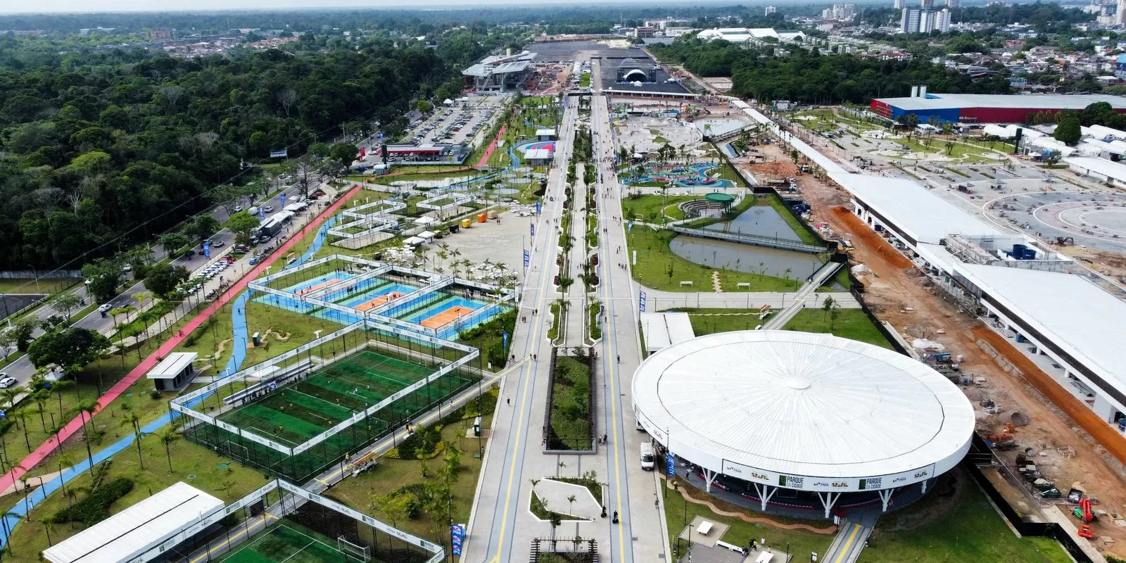 Parque da Cidade de Belém é reaberto com atrações natalinas após COP30