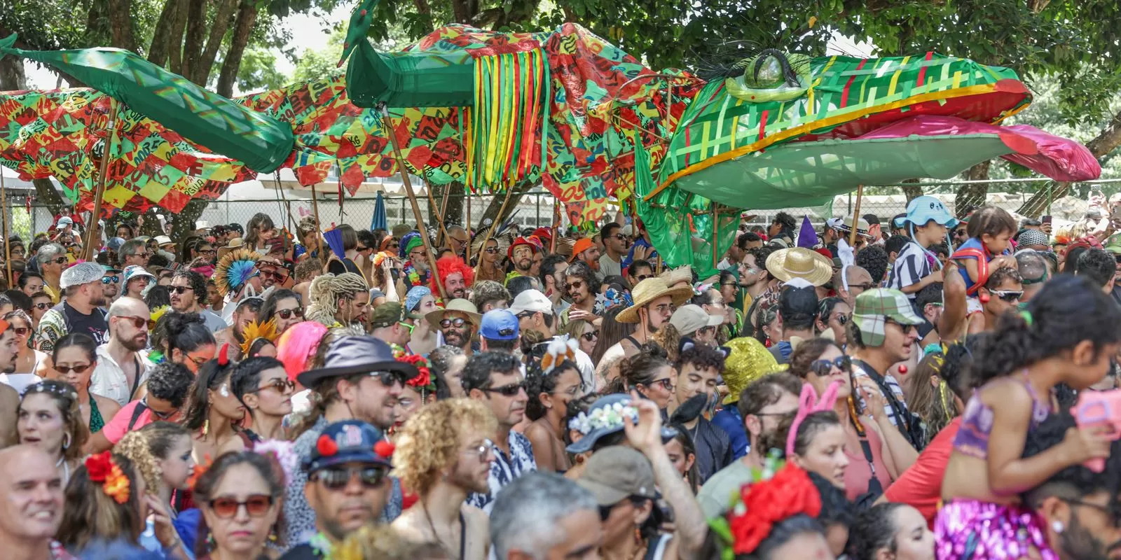 Calango Careta faz carnaval de rua "raiz" no último dia de festa no DF