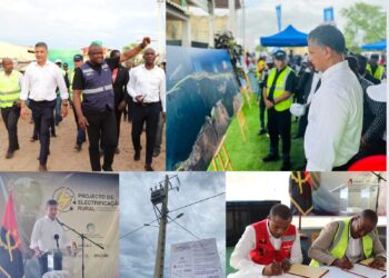 A rede pública de energia elétrica chegou à população de Buraco, no distrito urbano do Mussulo