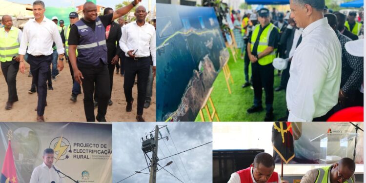 A rede pública de energia elétrica chegou à população de Buraco, no distrito urbano do Mussulo
