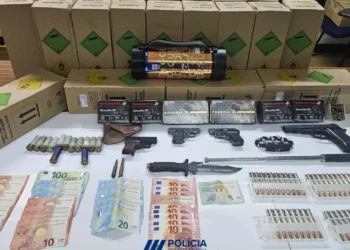 Nove detidos pela PSP por posse de arma e tráfico de estupefacientes