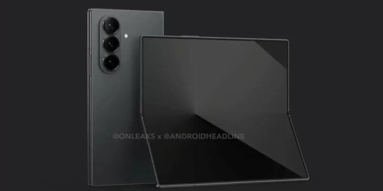 Imagens indicam que o Galaxy Z Fold 7 será mais fino do que o antecessor