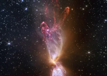 Telescópio James Webb capta sistema estelar em formação