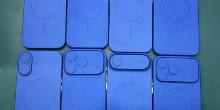 Está a circular mais uma imagem dos novos telemóveis iPhone 17