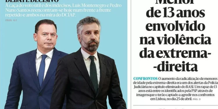 Hoje é notícia: Menor na violência da extrema-direita; Abusada por TVDE