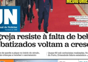 Hoje é notícia: Há mais batizados; Guerra? Portugueses dos mais receosos
