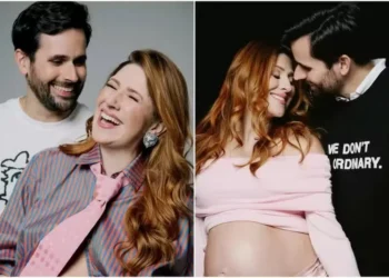 Em estado de graça, Dani Calabresa exibe barriga: mamãe a qualquer momento