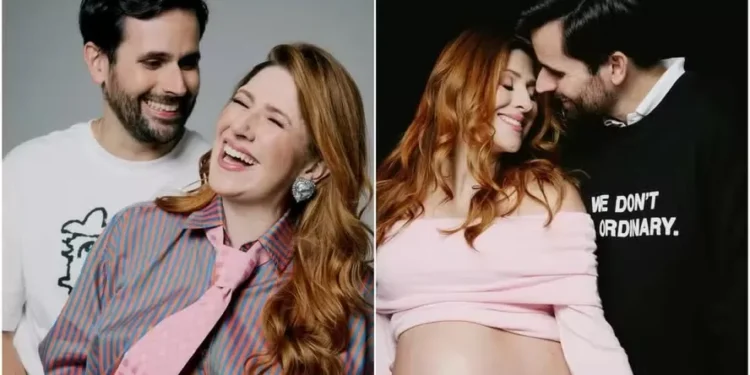 Em estado de graça, Dani Calabresa exibe barriga: mamãe a qualquer momento