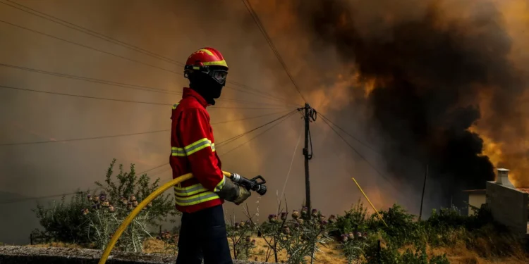 Incêndio em Arganil em perigo de chegar à Pampilhosa da Serra