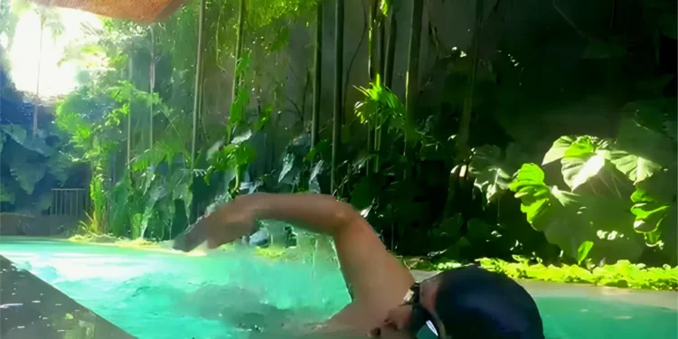 Esteira aquática vira hit em casas de luxo