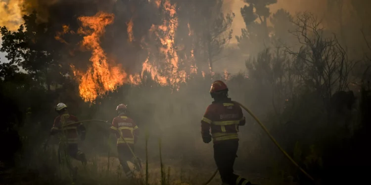Frente ativa controlada e maior parte do perímetro dominado na Covilhã