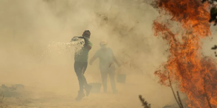 Fogo no Fundão com origem em Arganil entrou em Castelo Branco
