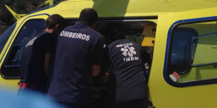 Turista ferido em Arouca resgatado por helicóptero às 20h50