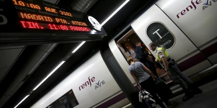 Ligações ferrovárias na região espanhola da Andaluzia suspensas devido a temporal