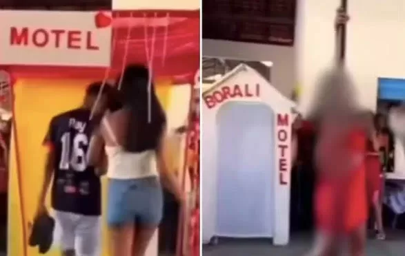 Alunos simulam motel com cabaré e pole dance em apresentação escolar