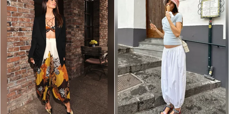 Inspirados na mítica figura de Aladim, os modelos ao modo balonê ressurgem