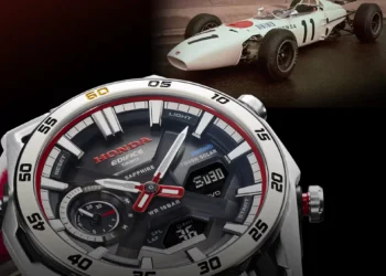 Casio lança relógio que celebra 60 anos da primeira vitória da Honda na F1