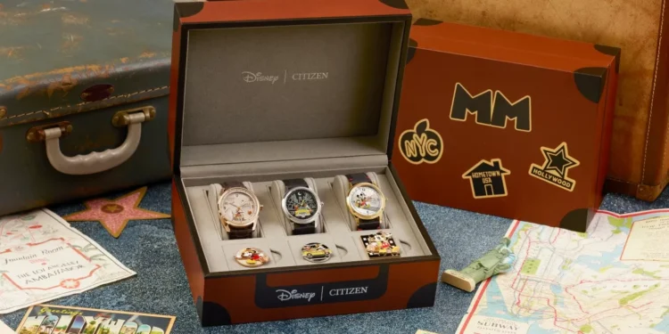 Citizen lança no Brasil coleção de relógios inspirados em personagens da Disney