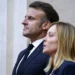 De costas voltadas. Macron e Meloni discordam na morte de militante de extrema-direita
